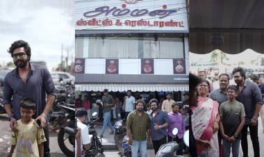 விஷ்ணு விஷால் – சூரி நட்பை கொண்டாடும் வைரல் வீடியோ… மதுரையில் ‘அம்மன்’ உணவகத்தில் படக்குழுவுக்கு சூரி சர்ப்ரைஸ்!