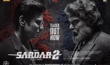 கார்த்தி நடிப்பில் 'சர்தார் 2' டீசர் வெளியீடு