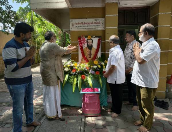தவத்திரு சங்கரதாஸ் சுவாமிகளின் பிறந்தநாளை முன்னிட்டு தென்னிந்திய நடிகர் சங்கம் மரியாதை