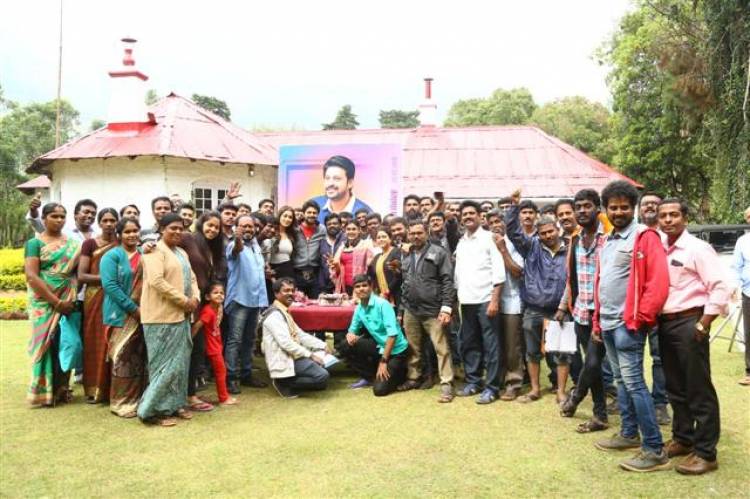 Actor Srikanth Birthday Celebration Stills at Miruga Shooting Spot
