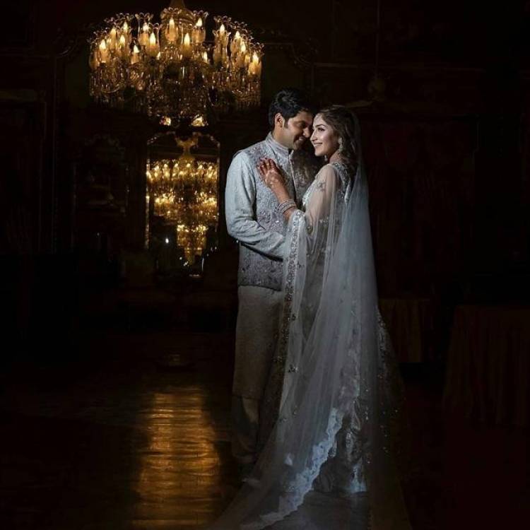 Actor Arya and Sayyesha Wedding Stills