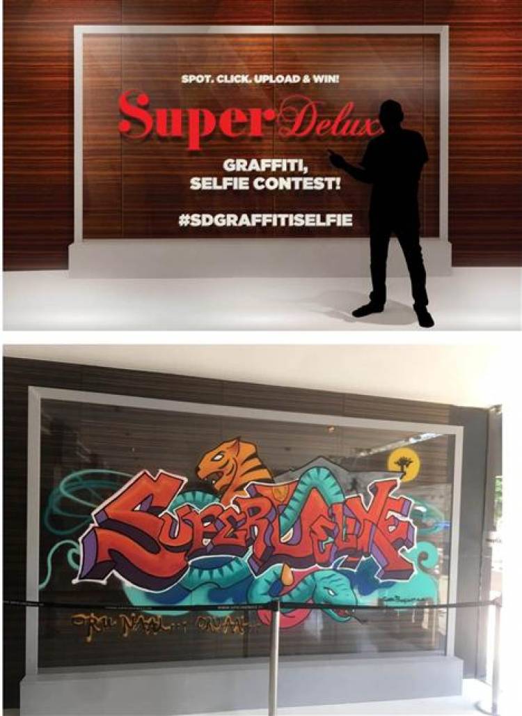 Super Deluxe Graffiti installation Stills