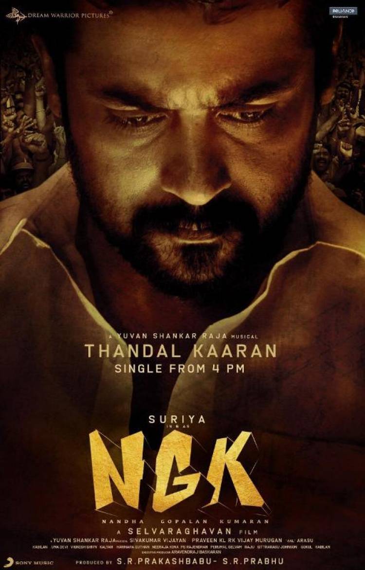 Suriya's "NGK" First Single from Today