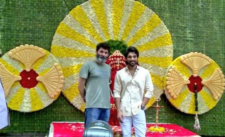 "Stylish Star" Allu Arjun's 19th Movie Pooja Stills
