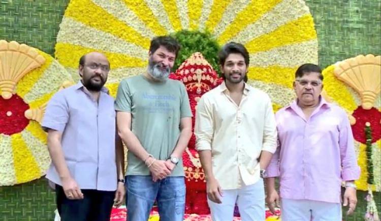 "Stylish Star" Allu Arjun's 19th Movie Pooja Stills