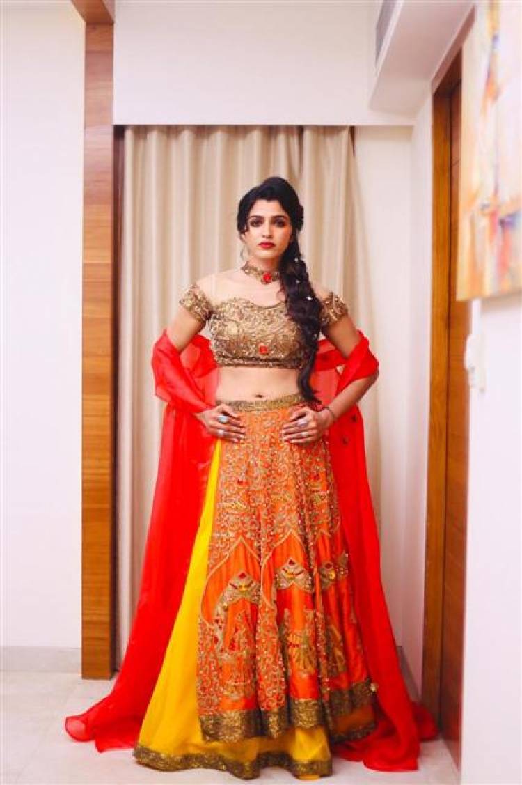 Sai Dhanshika set the Ramp on fire with a New Bridal Collection