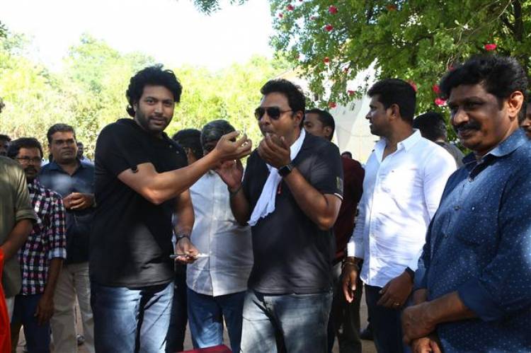 JAYAM RAVI's 25th Movie Pooja Stills