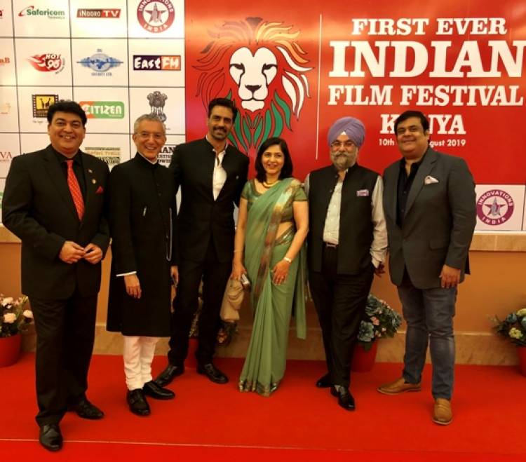Raju Chadha, Arjun Rampal& Rahul Mittra awarded at Indian film festival Kenya