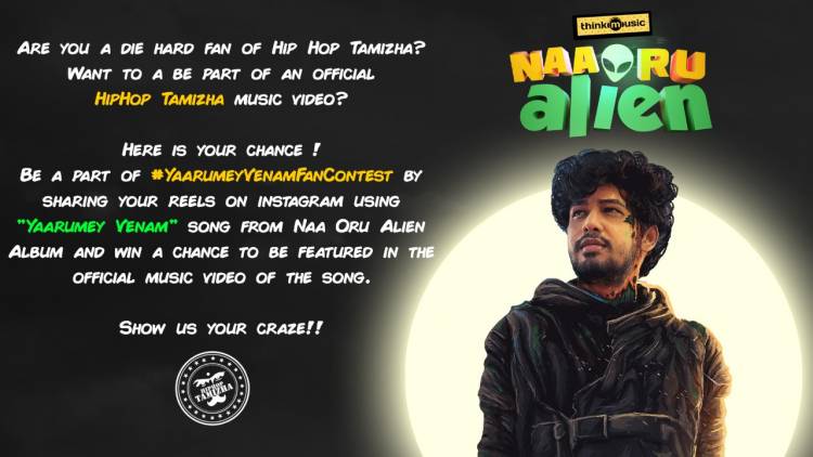YaarumeyVenamFanContest  Fans here is your chance to be part of  hiphoptamizha 's official YaarumeyVenam 