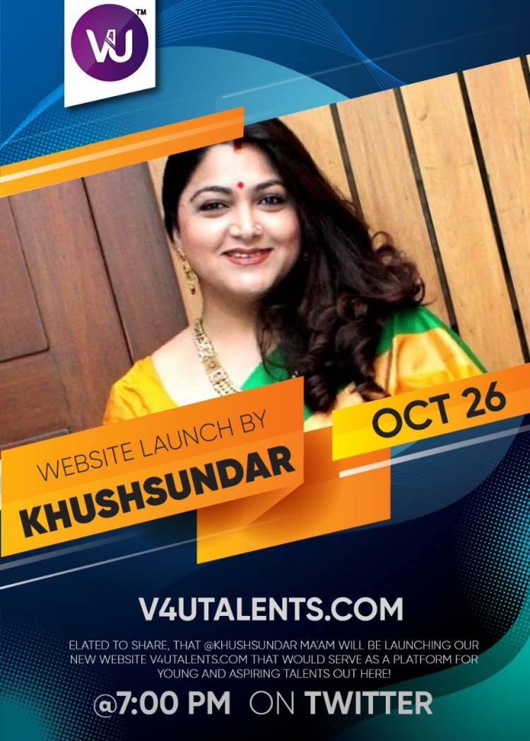 Young and aspiring talents, here's a platform for you to reach out and achieve your dreams!!! @V4UTALENTS