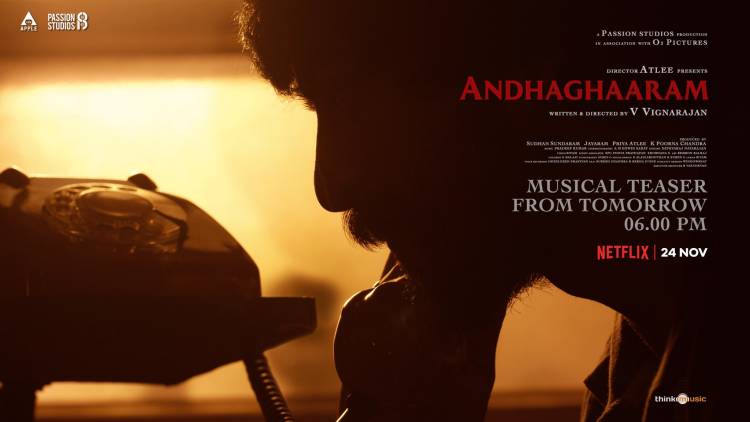 Musical teaser of #andhaghaaram Tamil will be launched by  @anirudhofficial tomorrow at 6pm