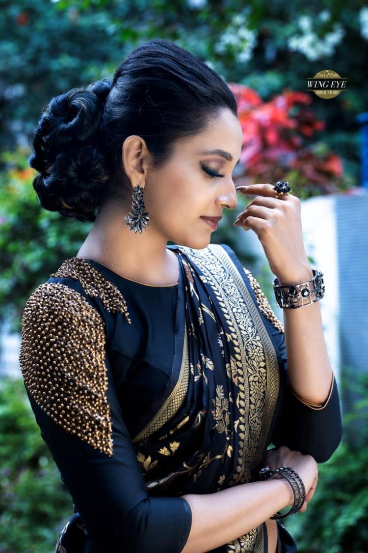 Actress Abarnathi Has Never Failed To Bring The Charm & Style In All Her Photoshoot Stills.
