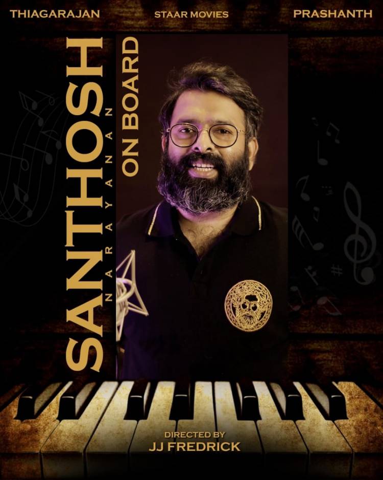 Sensational Music Director @Music_Santhosh is now Onboard for the Tamil Remake of #Andhadhun