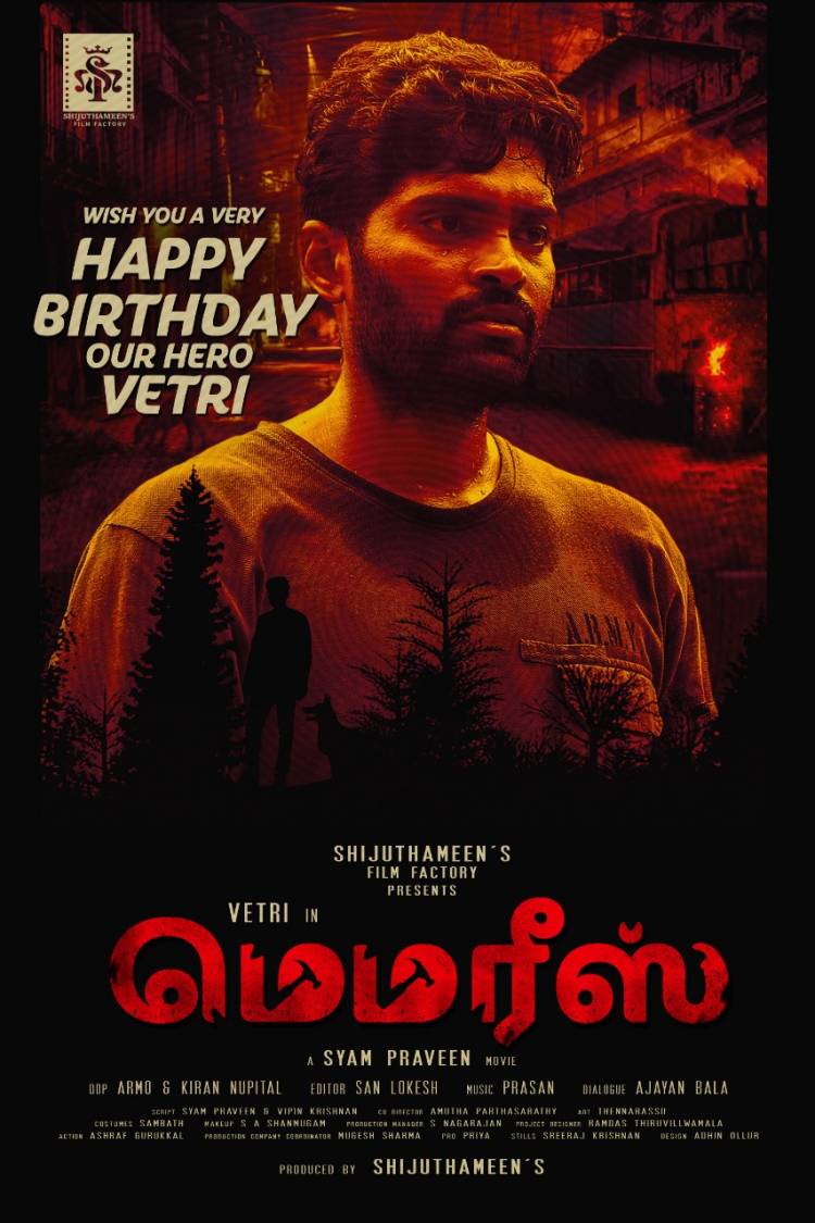 Team #Memories Wishes Our Talented Hero @Vetri_Sudley A Very Happy Birthday & A Year Filled With Success & Happiness!!