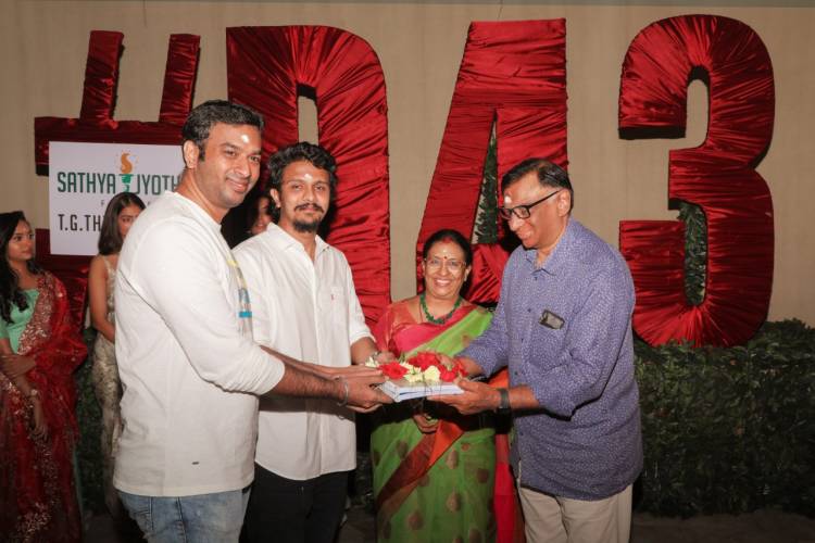 Karthick Naren's "D 43" produced by Sathyajothi Films and starring Dhanush kick-started with Pooja today!