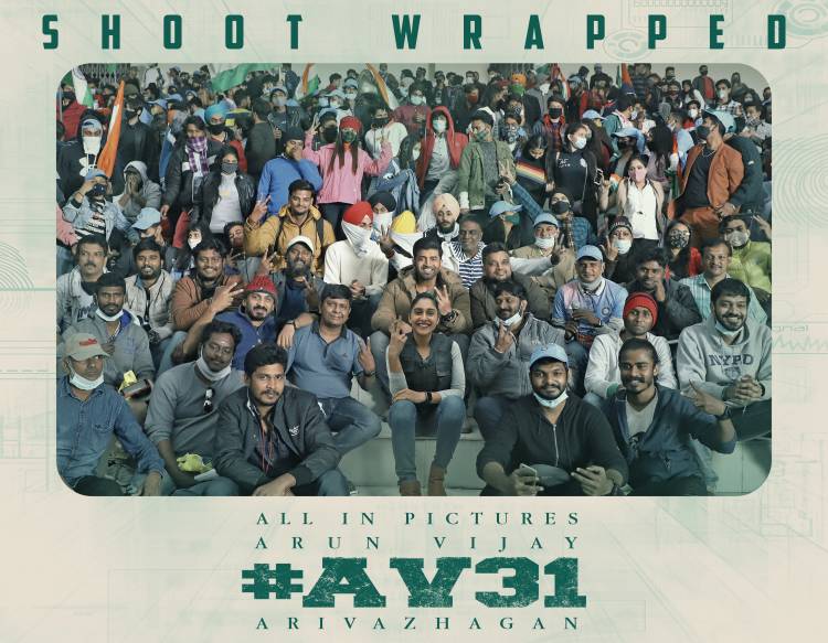 Arun Vijay is really elated in having completed his one of the dream projects with director Arivazhagan tentatively titled as #AV31.