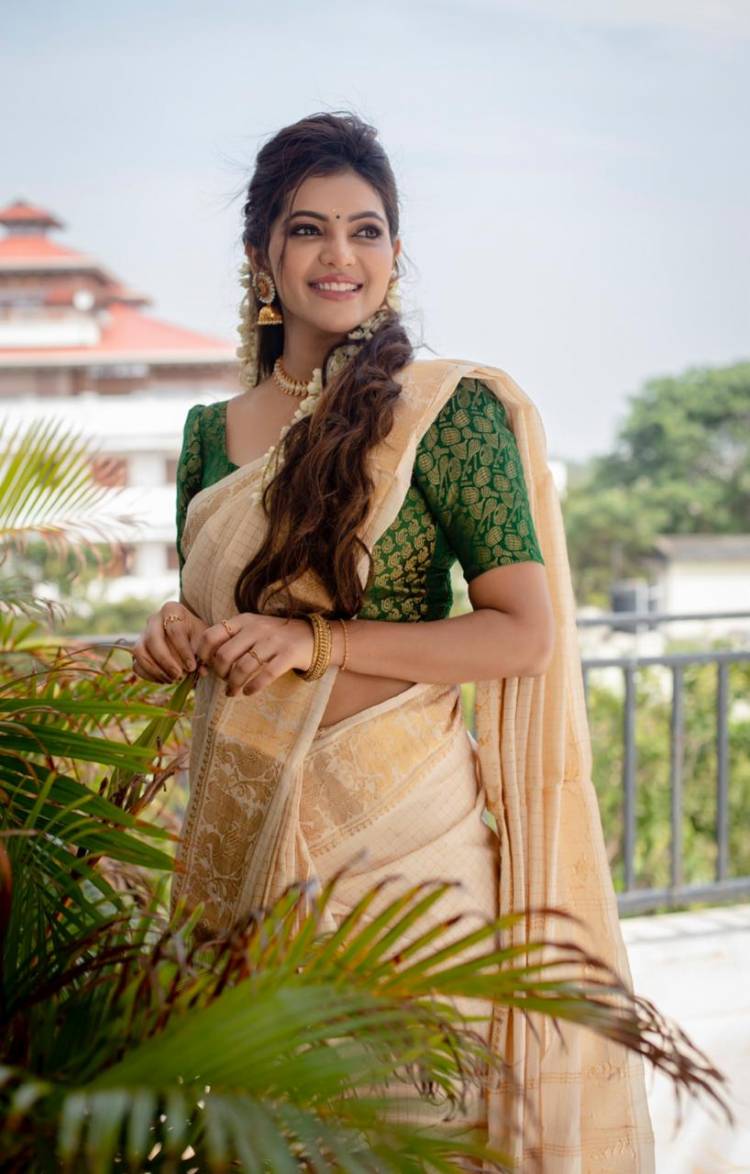 Spreading delight and positivity! Here's actress Athulya Ravi wishing you all a very happy,  healthy and prosperous #Pongal