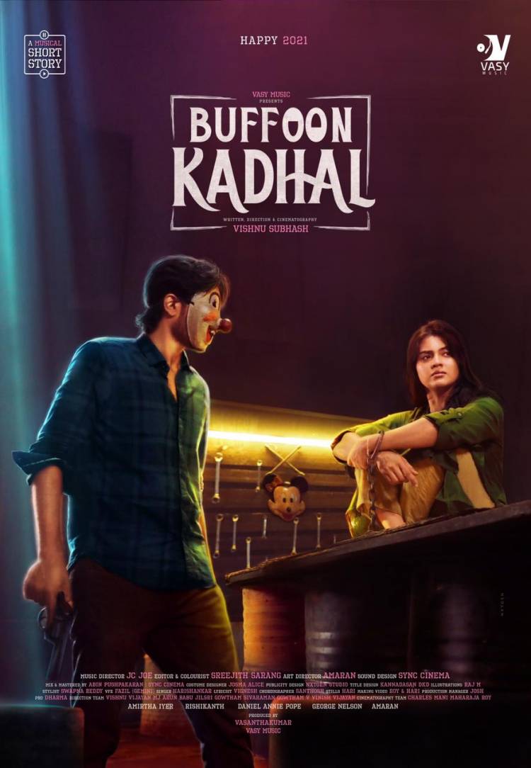 The Victim of love.First look of #BuffonKadhal a Brilliant musical tale.