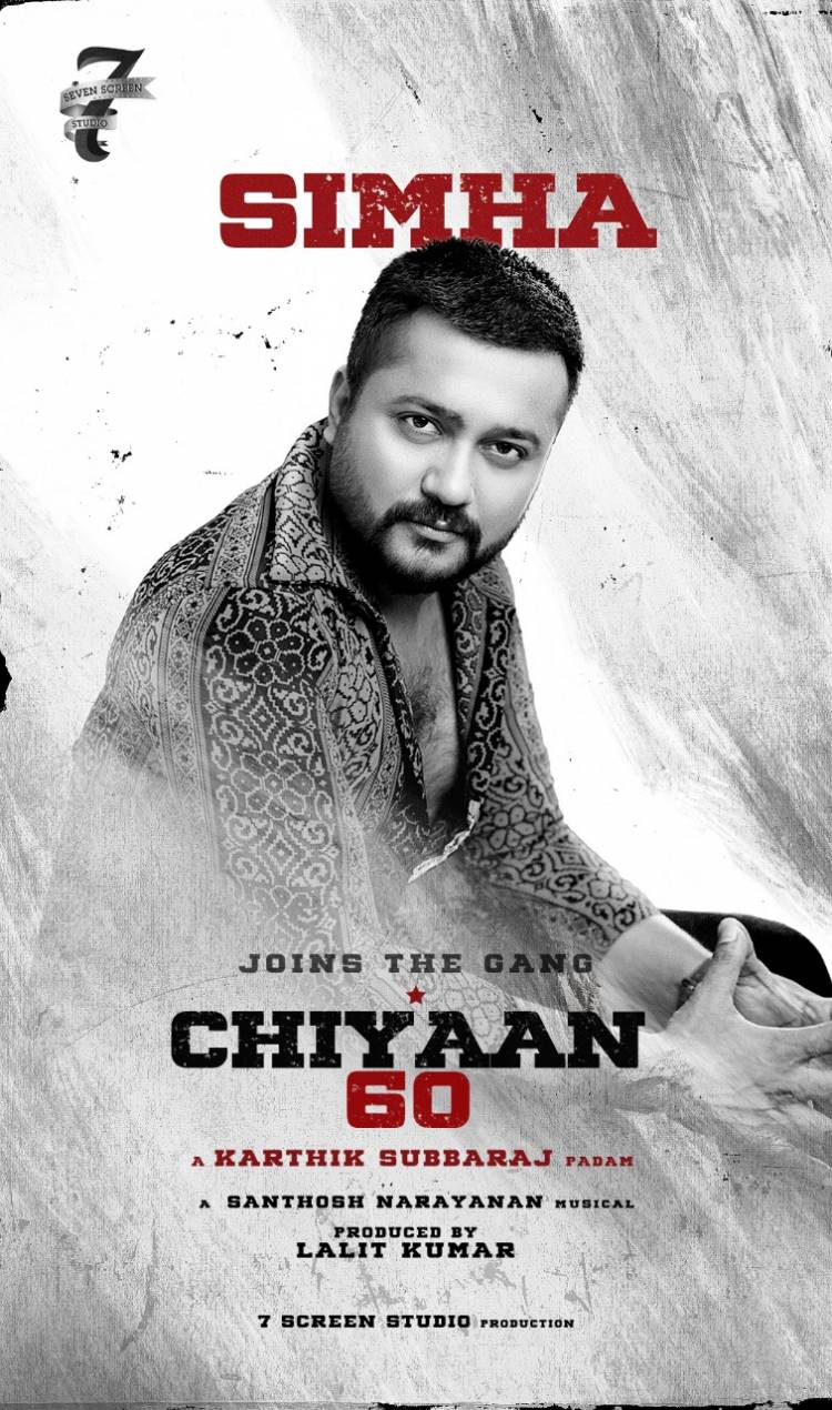 Versatile Actor @actorsimha joins the gang of #Chiyaan60.