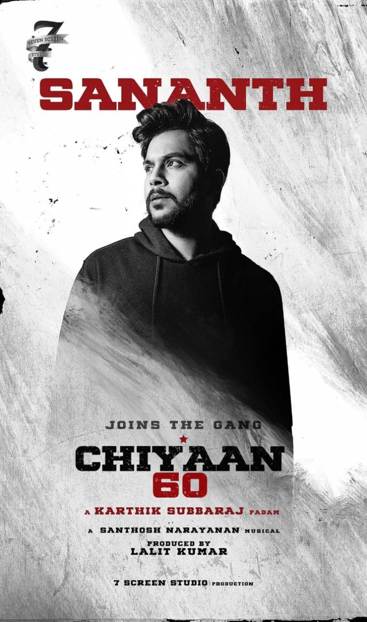 #Sananth joins the gang #Chiyaan60 !!