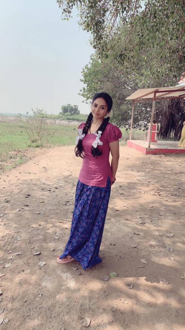 Actress #VidyaPradeep Upcoming Project shooting spot stills !