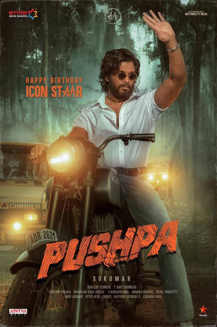 Team #Pushpa Wishes Icon Staar @alluarjun a very Happy Birthday