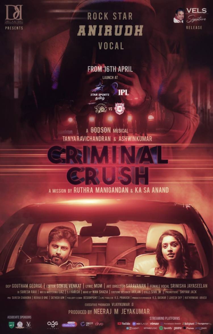 Here is the 1st look of #CriminalCrush music album launch