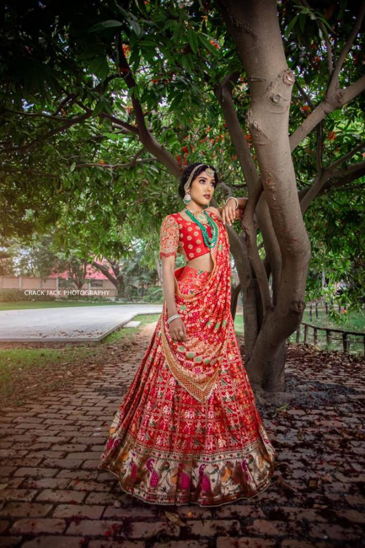Most Beautiful "Bigil" Fame Actress @GayathriReddy95 Looks Stunning in #ugadispecial Traditional Outfit.