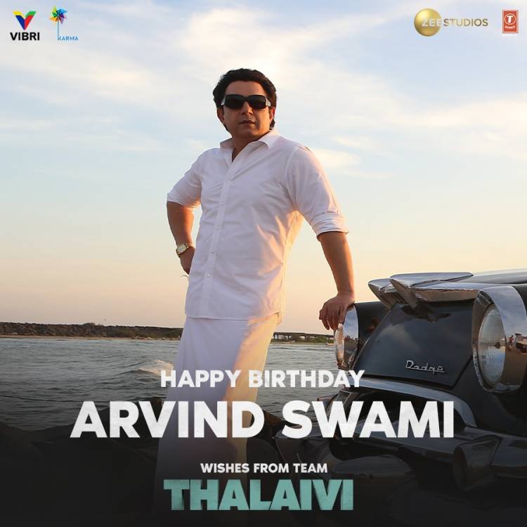 To the one who’s as legendary as the role, he’s portraying on screen, wishing our MGR @thearvindswami a very Happy Birthday