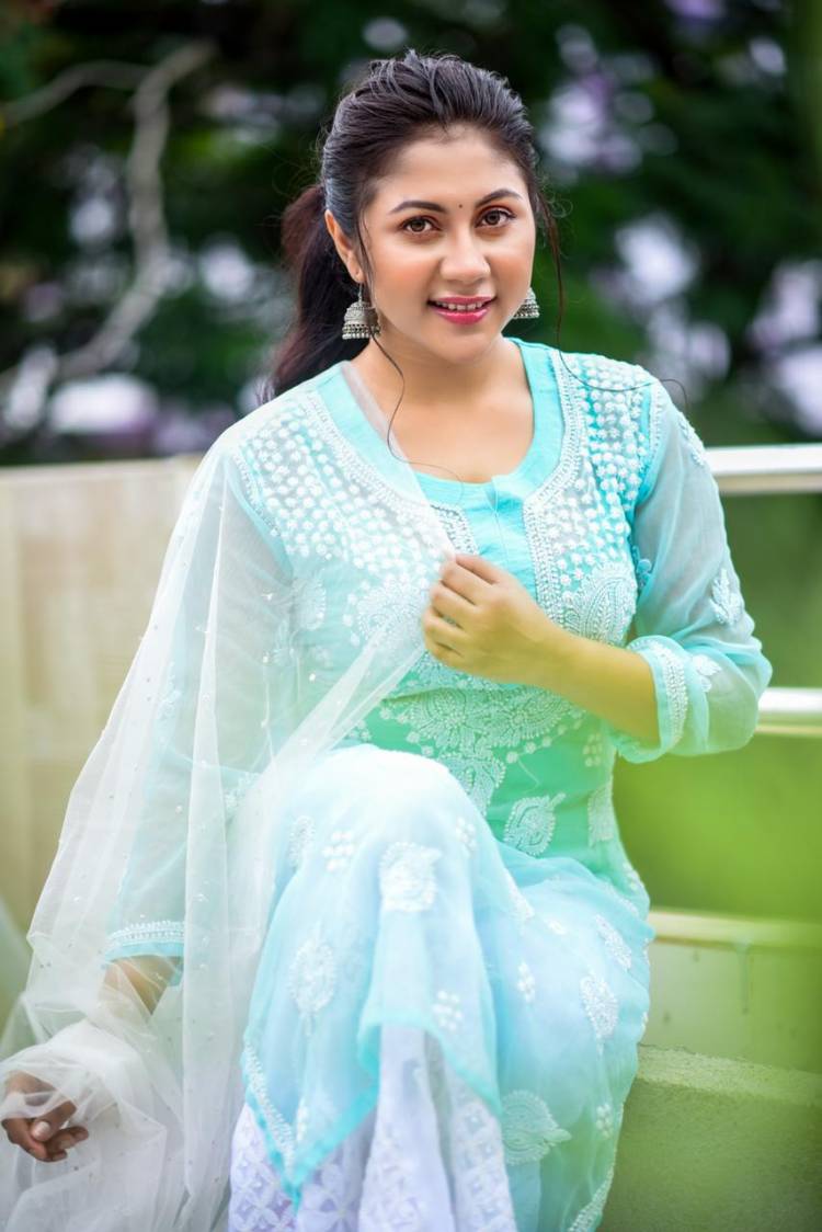 Actress #MeghaliMeenakshi looks elegant in these pictures.