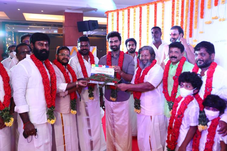  " Lyca productions Subaskaran presents Atharvaa Murali starrer a Sarkurnam directorial family entertainer launched"
