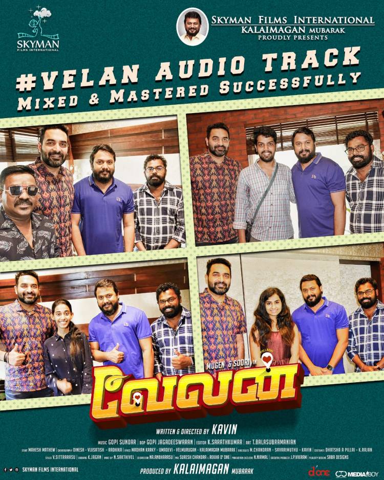 #Velan Audio track mixed and Mastered Successfully. More Updates Very Soon. 