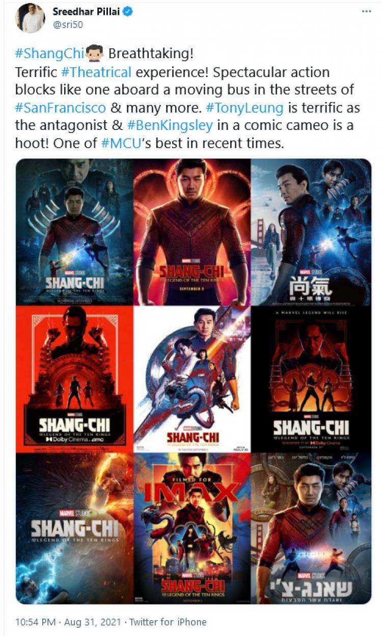 Early Reactions of Shang-Chi and The Legend of The Ten Rings are out and people are calling it 'one of the best Marvel films in recent times'