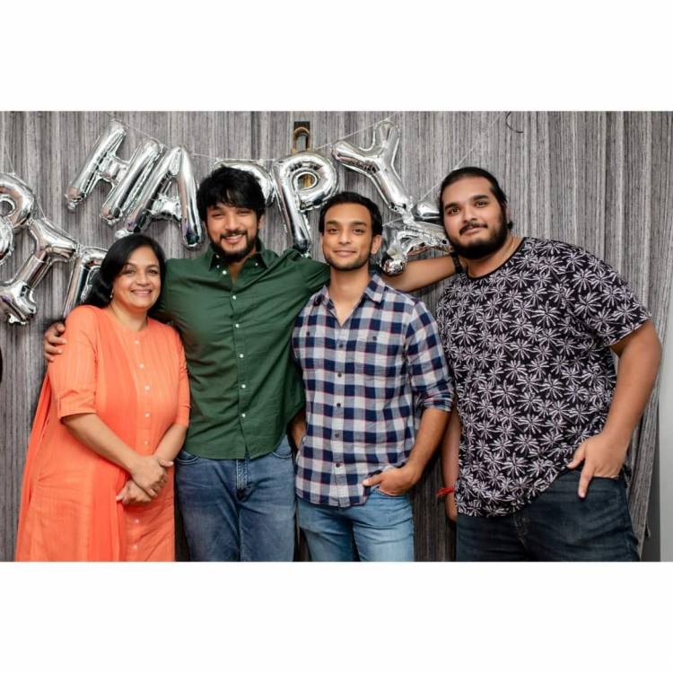 Birthday Celebration with family @Gautham_Karthik 