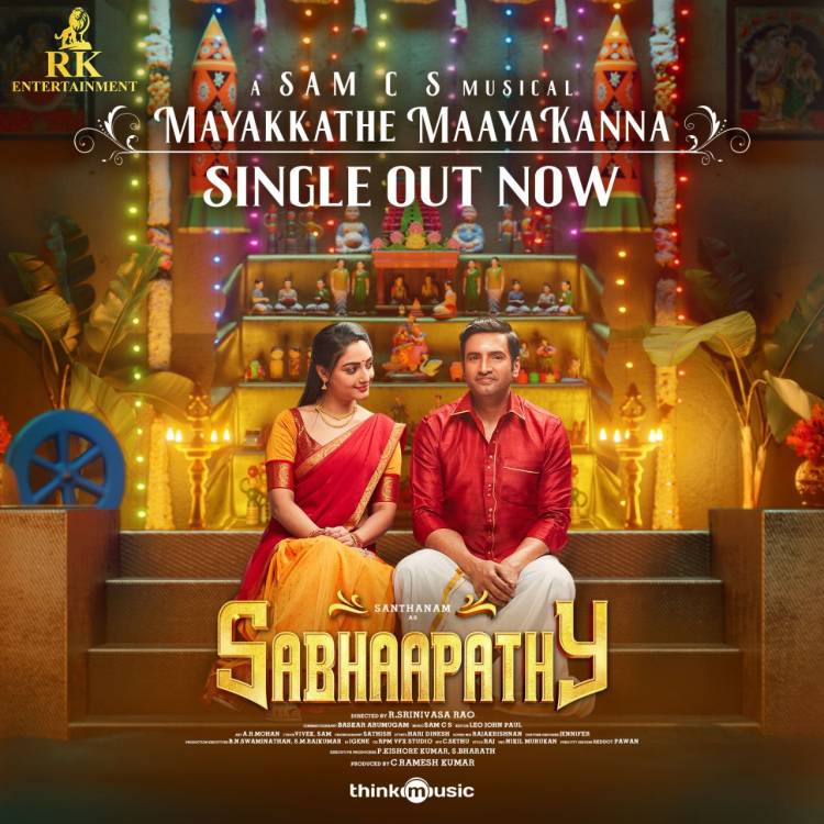 Here’s the beautiful first single from #Sabhaapathy - #MayakkatheMaayaKanna 