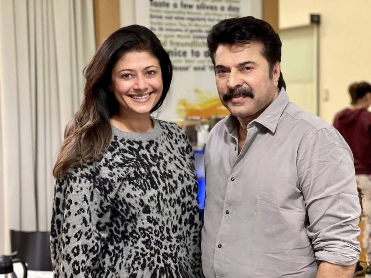 Pooja Batra reunites with her ‘Megham’ co-star Mammootty in Budapest