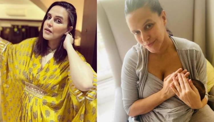 Neha Dhupia gives a glimpse of her playtime with her newborn son - watch