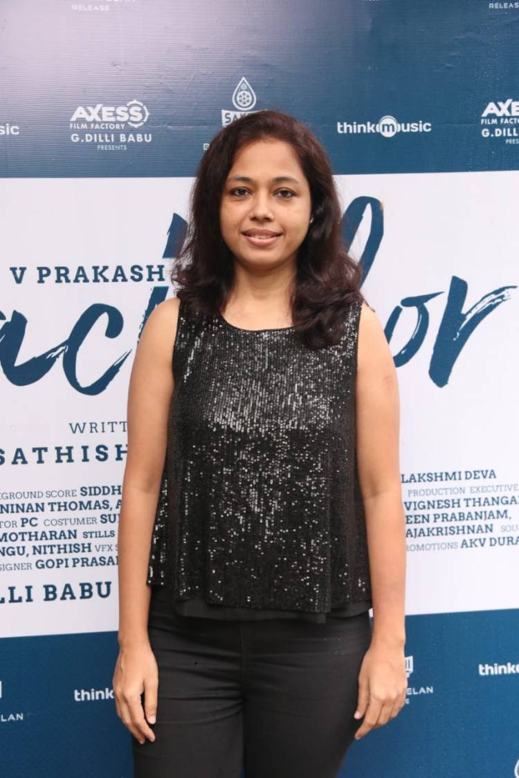 AXESS FILM FACTORY G. DILLI BABU PRESENTS  SATHISH SELVAKUMAR DIRECTORIAL  GV PRAKASH KUMAR-DIVYABHARATHI STARRER “BACHELOR” PRE-RELEASE EVENT 