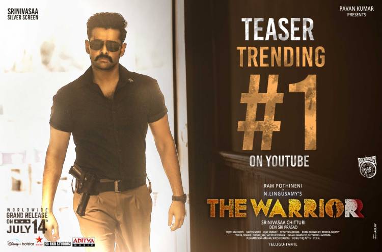 Ustaad Ram Pothineni arrived with his first attack 'The Warriorr' teaser