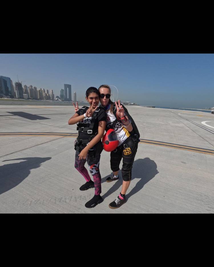 Actress Dushara Vijayan’s unforgettable skydiving experience