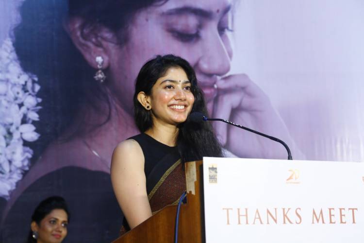 தொழில்நுட்ப கலைஞர்கள் உள்ளிட்ட அனைத்து பணிகளையும் பாராட்டியதற்கு மிக்க நன்றி - சாய் பல்லவி