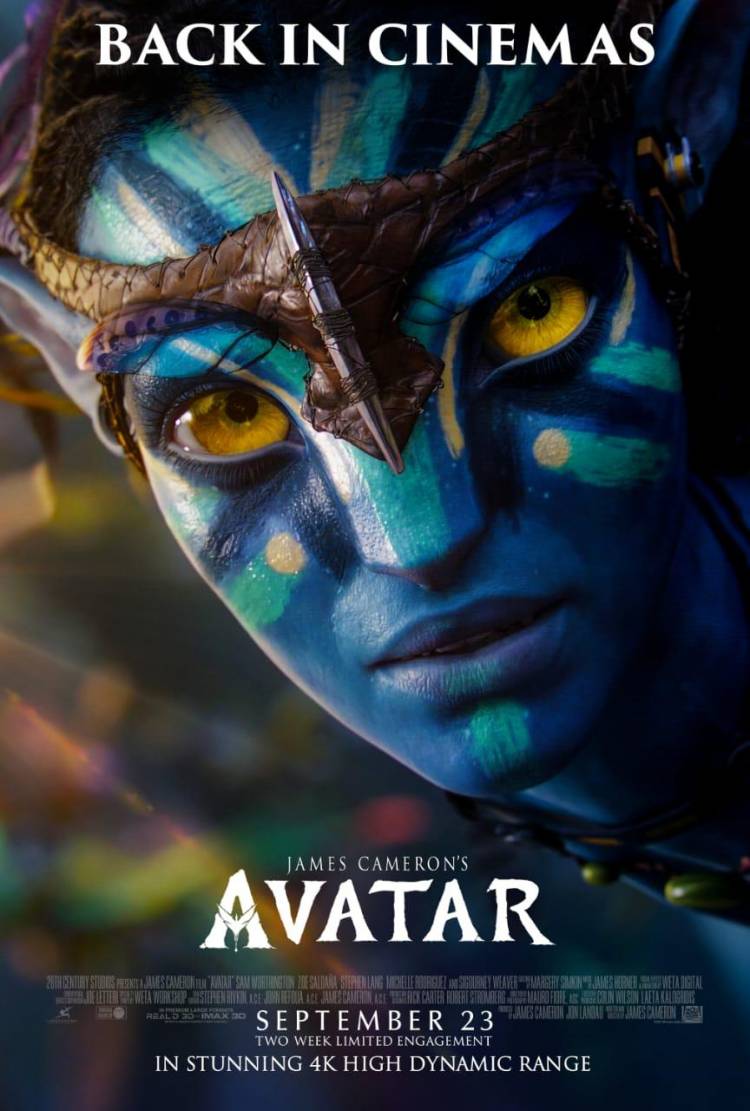 James Cameron’s Avatar returns to Indian Theatres on 23rd September, 2022!