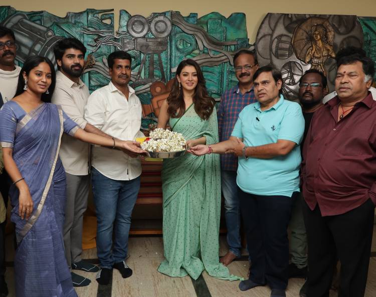 Actress Hansika - Director R.Kannan New Film Shooting Commenced With Pooja Today 