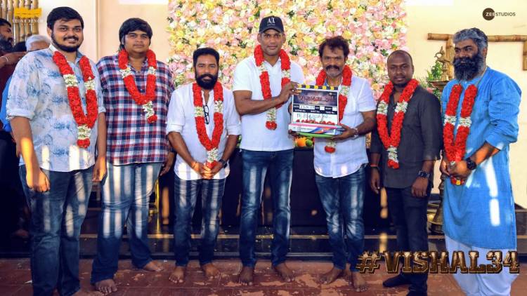Stonebench Films and Zee Studios South to jointly produce and bring back successful combination of Vishal and director Hari after previous successes, 'Thaamirabharani' and 'Poojai'