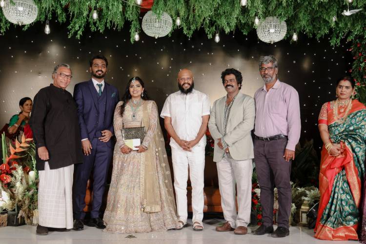 Celebrities galore at Producer IB Karthikeyan’s eldest daughter,  Dr. Karuna Karthikeyan’s  wedding reception