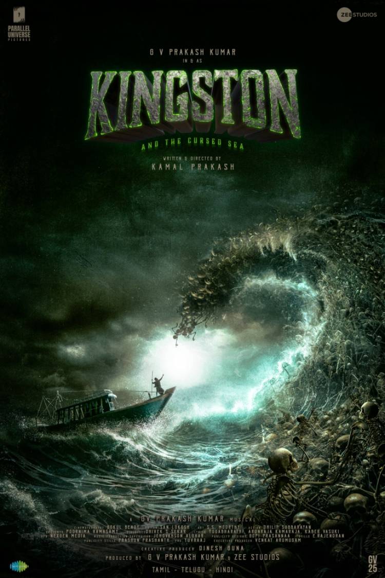 Zee Studios and Parallel Universe Pictures come together for India’s first Sea Horror Adventure film, ‘Kingston’, launched by Ulaganayagan Kamal Haasan