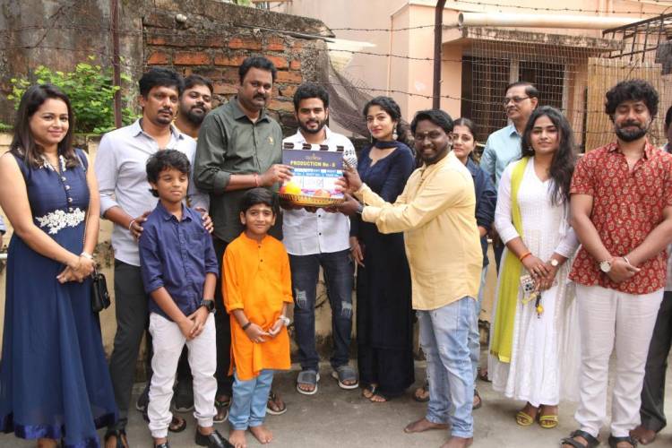 Olympia Movies S. Ambeth Kumar presents Filmmaker Hemanathan R’s directorial RJ Vijay-Anjali Nair starrer “PRODUCTION NO:8” shooting starts with a Pooja ceremony