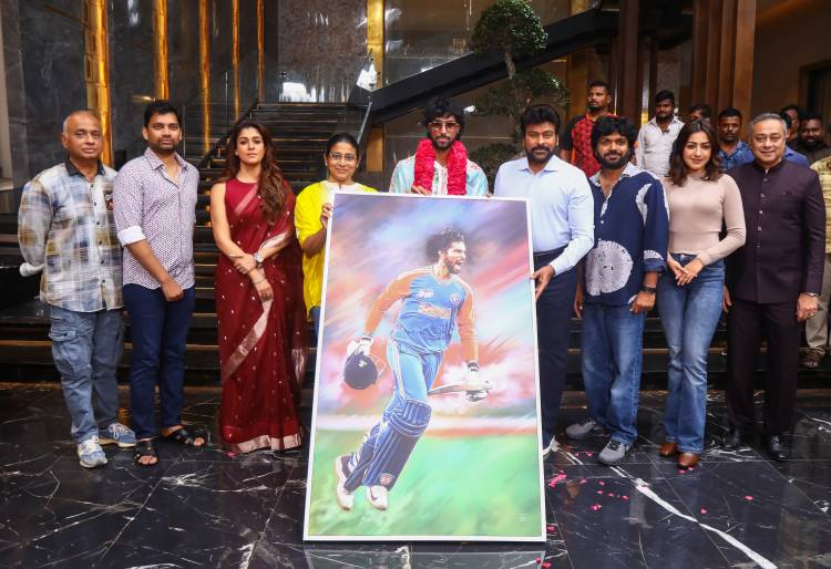 மெகாஸ்டார் சிரஞ்சீவி, இளம் கிரிக்கெட் நட்சத்திரம் திலக் வர்மாவை கௌரவித்தார்!