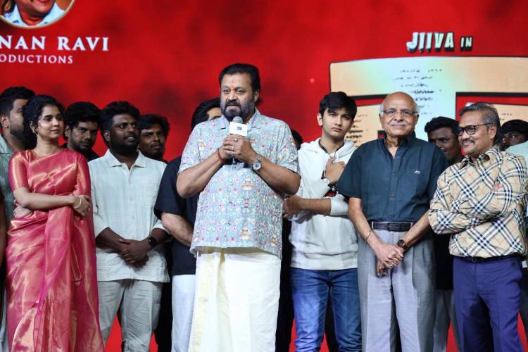 தயாரிப்பாளர் கண்ணன் ரவி தயாரிப்பில் ஜீவா நடித்த 'தலைவர் தம்பி தலைமையில்' படத்தின் வெற்றி விழா