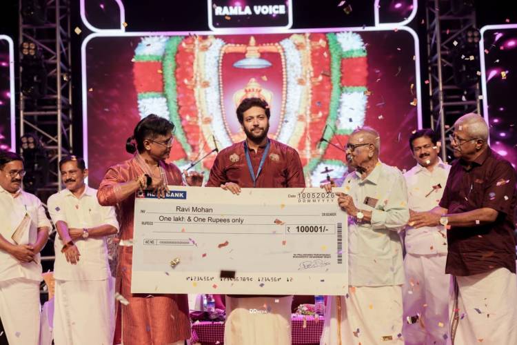 உத்சவ் 2026 விழாவில் ‘தேவி ரத்னா’ விருதால் கௌரவிக்கப்பட்ட ரவி மோகன்